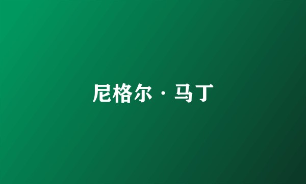 尼格尔·马丁