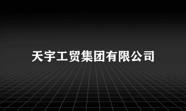 天宇工贸集团有限公司