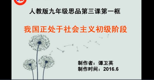 我国正处在社会主义初级阶段