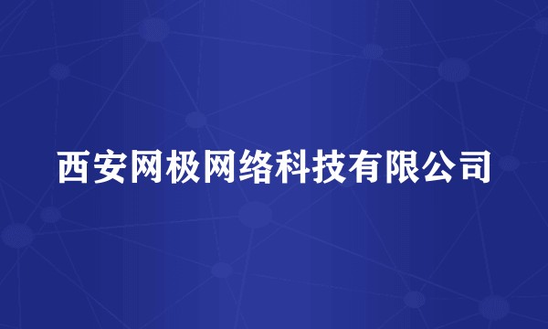 西安网极网络科技有限公司