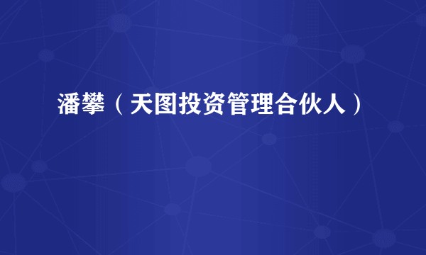 潘攀（天图投资管理合伙人）