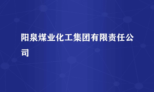 阳泉煤业化工集团有限责任公司