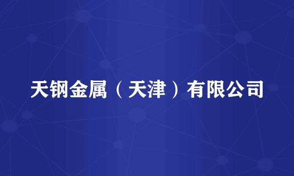 天钢金属（天津）有限公司