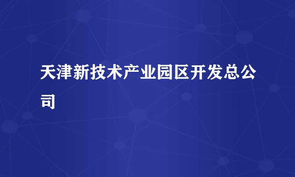 天津新技术产业园区开发总公司