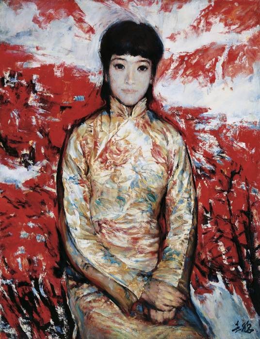 东方少女(方世聪油画作品)