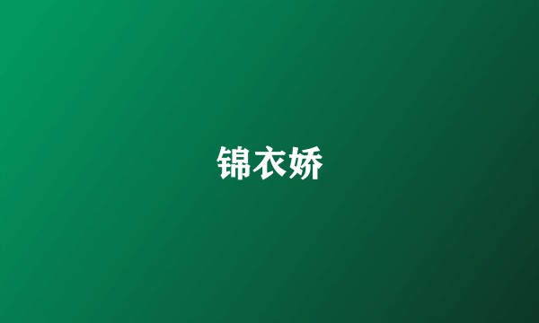 锦衣娇