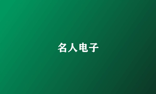 名人电子