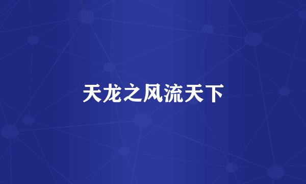 天龙之风流天下