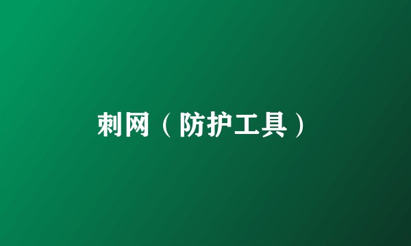刺网（防护工具）