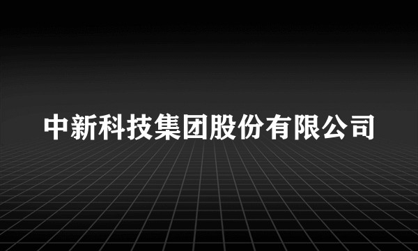 中新科技集团股份有限公司