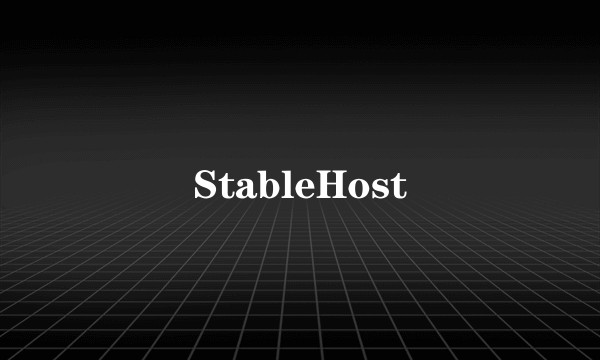 StableHost