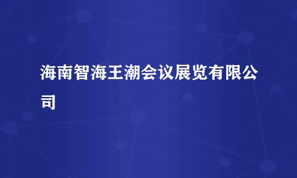 海南智海王潮会议展览有限公司