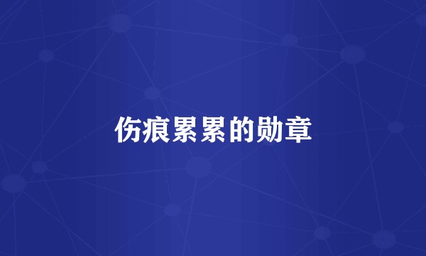 伤痕累累的勋章
