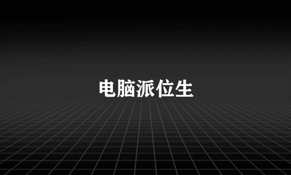 电脑派位生