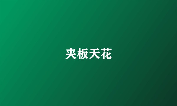 夹板天花