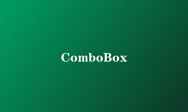 ComboBox