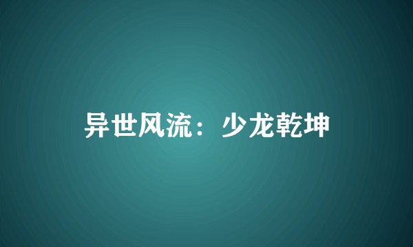 异世风流：少龙乾坤