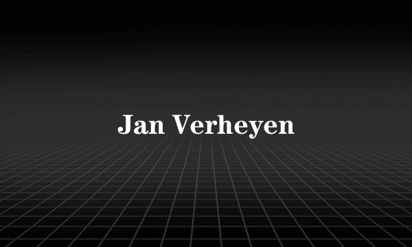 Jan Verheyen