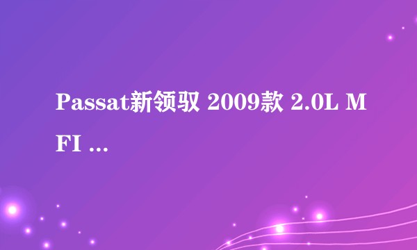 Passat新领驭 2009款 2.0L MFI 手动尊享型