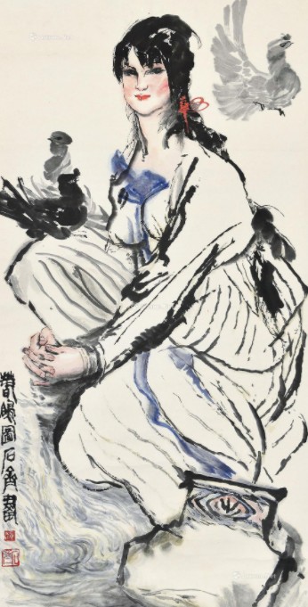 春鸽图