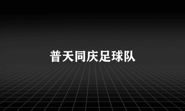 普天同庆足球队