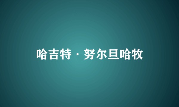 哈吉特·努尔旦哈牧