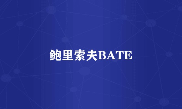 鲍里索夫BATE