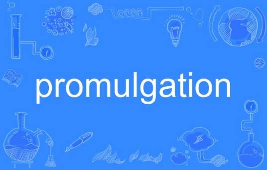 promulgation