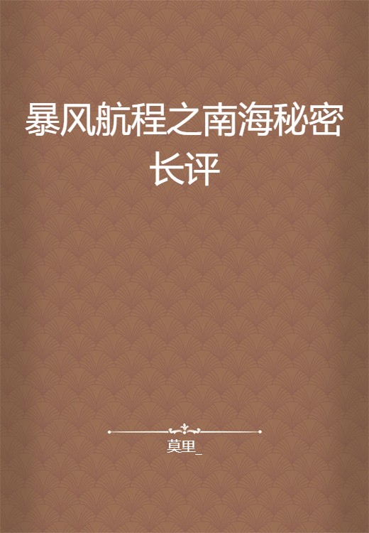 《暴风航程之南海秘密》长评