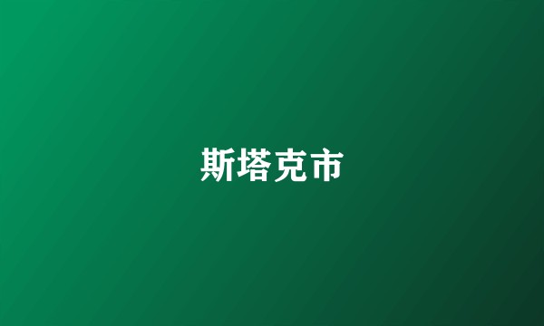 斯塔克市