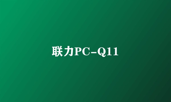 联力PC-Q11