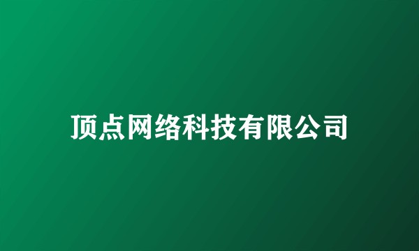 顶点网络科技有限公司