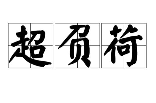 超负荷（汉语词汇）