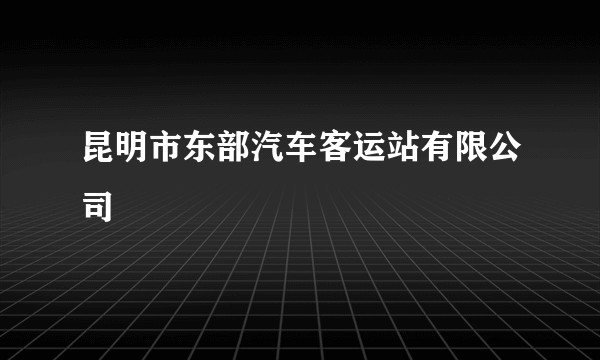 昆明市东部汽车客运站有限公司