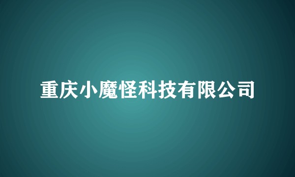 重庆小魔怪科技有限公司
