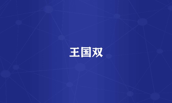 王国双