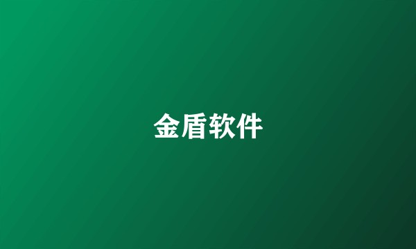 金盾软件