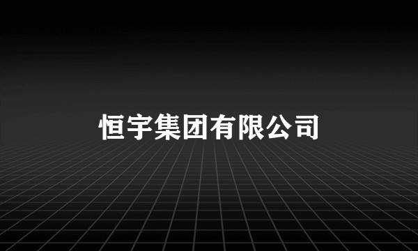 恒宇集团有限公司