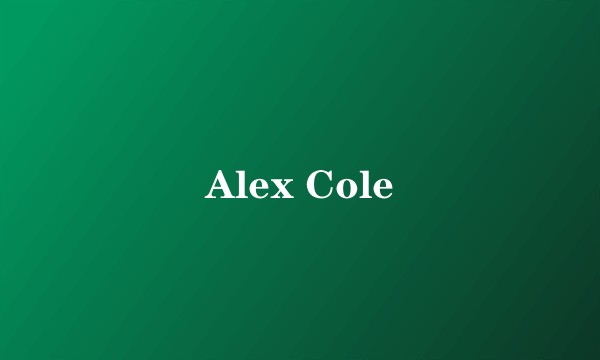 Alex Cole