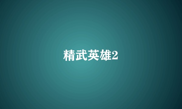 精武英雄2