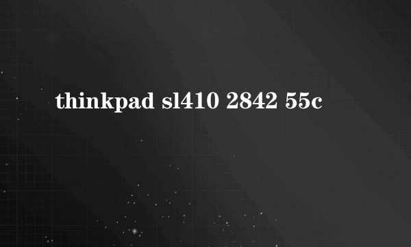 thinkpad sl410 2842 55c