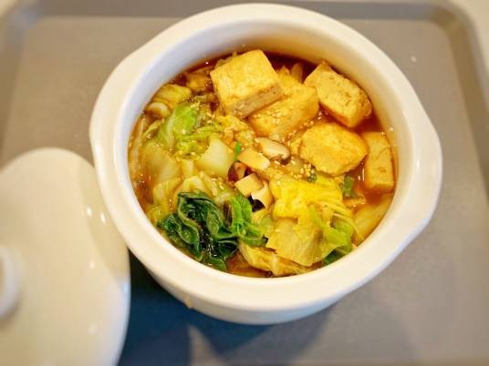 白菜豆腐煲