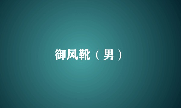 御风靴（男）