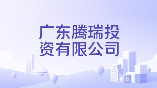 广东腾瑞投资有限公司
