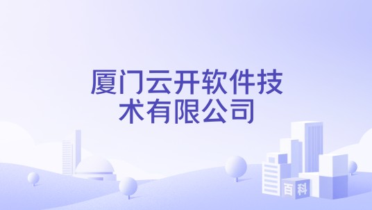 厦门云开软件技术有限公司