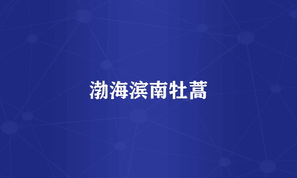 渤海滨南牡蒿