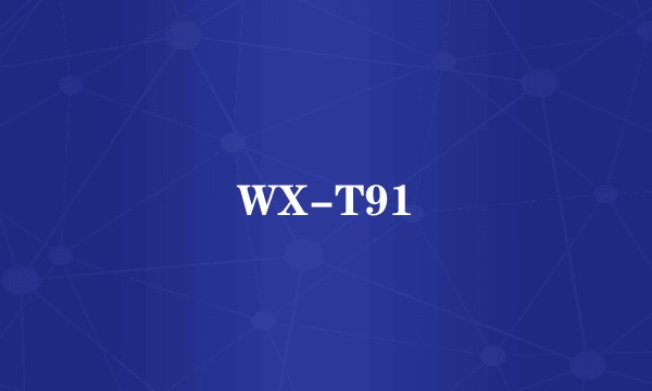 WX-T91