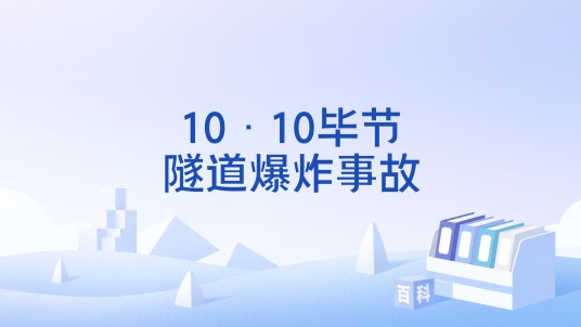 10·10毕节隧道爆炸事故