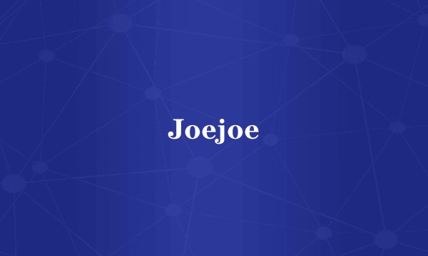 Joejoe