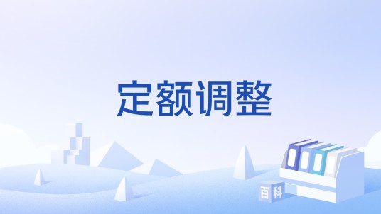 定额调整